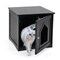 Multi-Function Cat House Nightstand Table with Hidden Litter Box